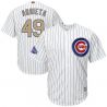 Cheap Jake Arrieta Cubs Jersey From China White Gold Program for World Series Champions Cool Base #49