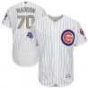 Cheap Joe Maddon Cubs Jersey From China White Gold Program for World Series Champions Flex Base #70