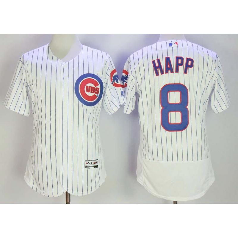 Cheap Ian Happ Cubs Jersey From China White Flex Base #8