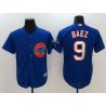 Cheap Javier Baez Cubs Jersey From China Blue Gold Program for World Series Champions Cool Base #9