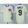 Cheap Javier Baez Cubs Jersey From China Cream throwbak #9