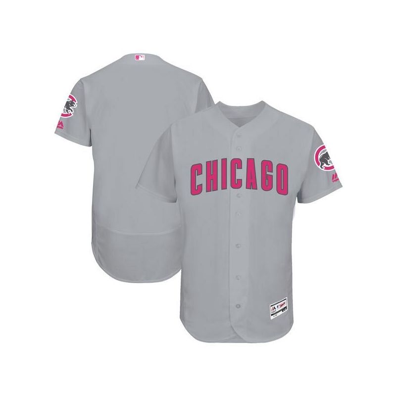 Cheap Chicago Cubs Jersey From China Blank Gray Mothers Day