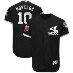 Cheap Yoan Moncada White Sox Jersey From China Black Flex Base 2018 Spring Training #10