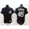 Cheap Michael Jordan White Sox Jersey From China Black Flex Base 2018 Spring Training #45