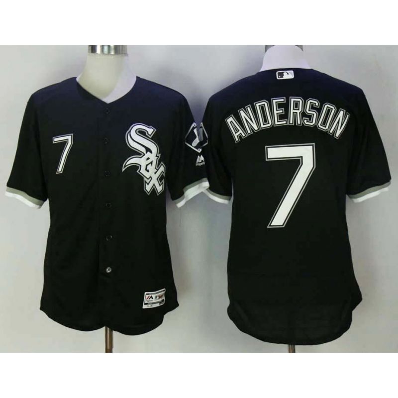 Cheap Tim Anderson White Sox Jersey From China Black Flex Base #7