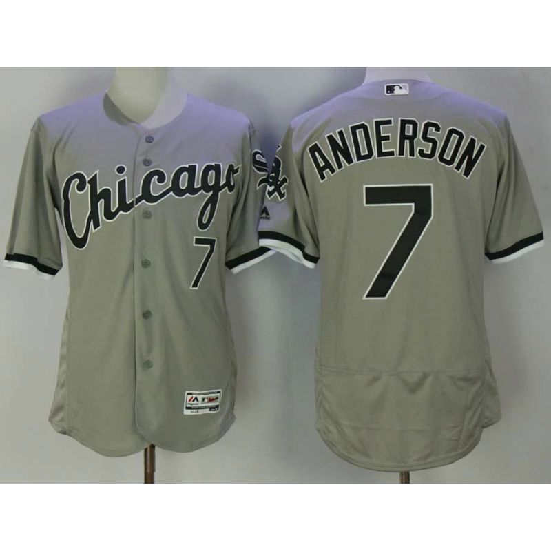 Cheap Tim Anderson White Sox Jersey From China Grey Flex Base #7