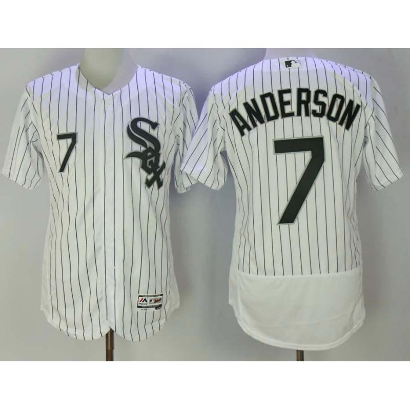 Cheap Tim Anderson White Sox Jersey From China White Flex Base #7