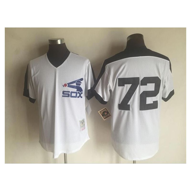 Cheap Carlton Fisk White Sox Jersey From China White Pull-over throwback #72