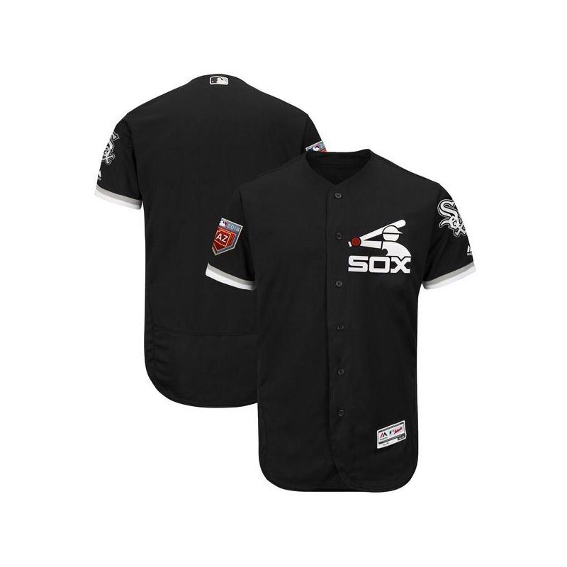 Cheap Chicago White Sox Jersey From China Blank Black Flex Base 2018 Spring Training