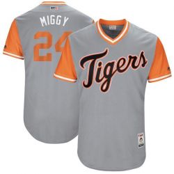 Cheap Miguel Cabrera Nickname MIGGY Tigers Jersey From China Little League Weekend #24