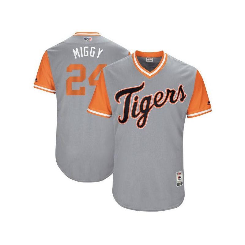 Cheap Miguel Cabrera Nickname MIGGY Tigers Jersey From China Little League Weekend #24