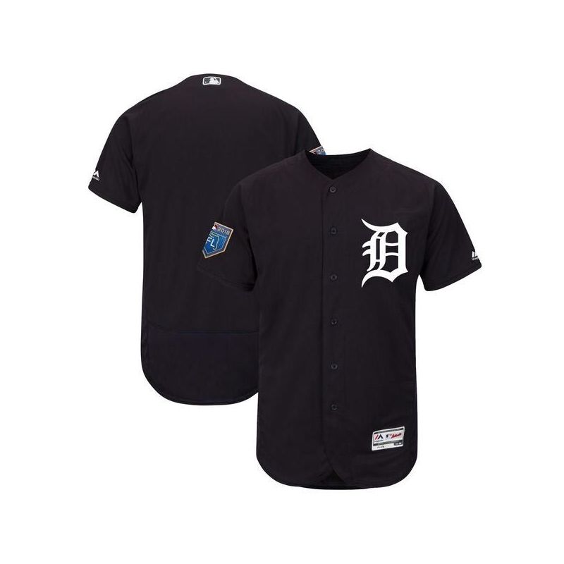 Cheap Detroit Tigers Jersey From China Blank Navy Flex Base 2018 Spring Training