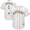 Cheap Rookie Correa Astros Jersey From China White Gold Program for World Series Champions Cool Base #1