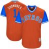 Cheap Rookie Correa Nickname SHOWRREA Astros Jersey From China Little League Weekend #1