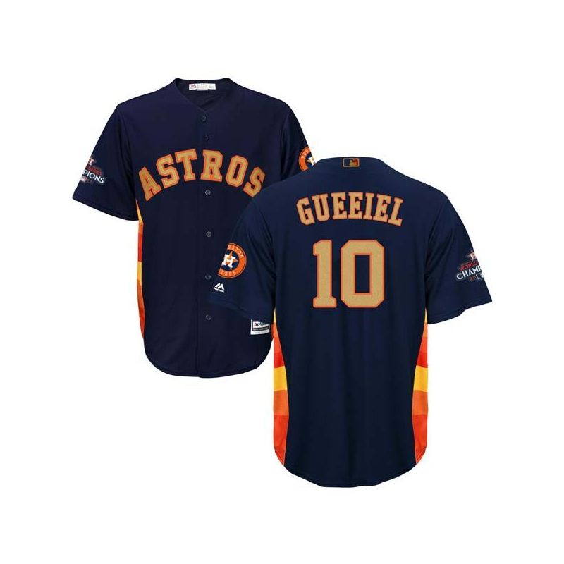 Cheap Yuli Gurriel Astros Jersey From China Blue Gold Program for World Series Champions Cool Base #10 Cheap Yuli Gurriel Astros Jersey From China Blue Gold Program for World Series Champions Cool Base #10