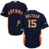 Cheap Carlos Beltran Astros Jersey From China Blue Gold Program for World Series Champions Cool Base #15