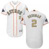 Cheap Alex Bregman Astros Jersey From China White Gold Program for World Series Champions Flex Base #2