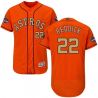 Cheap Josh Reddick Astros Jersey From China Orange Gold Program for World Series Champions Flex Base #22