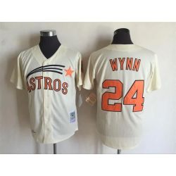 Cheap Jimmy Wynn Astros Jersey From China Cream throwback #24