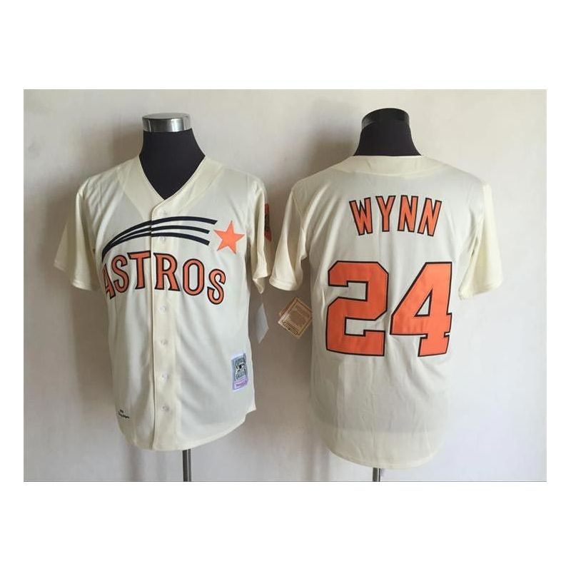 Cheap Jimmy Wynn Astros Jersey From China Cream throwback #24 Cheap Jimmy Wynn Astros Jersey From China Cream throwback #24