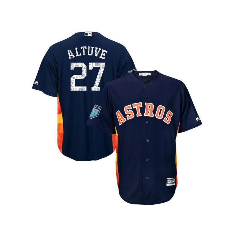 Cheap Jose Altuve Astros Jersey From China Blue Game 2018 Spring Training #27 Cheap Jose Altuve Astros Jersey From China Blue Game 2018 Spring Training #27