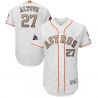 Cheap Jose Altuve Astros Jersey From China White Gold Program for World Series Champions Flex Base #27