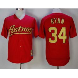 Cheap Nolan Ryan Astros Jersey From China Red 2002-2012 turn back the clock #34