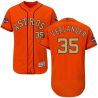 Cheap Justin Verlander Astros Jersey From China Orange Gold Program for World Series Champions Flex Base #35