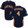 Cheap George Springer Astros Jersey From China Blue Gold Program for World Series Champions Cool Base #4