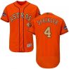 Cheap George Springer Astros Jersey From China Orange Gold Program for World Series Champions Flex Base #4