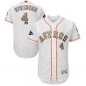 Cheap George Springer Astros Jersey From China White Gold Program for World Series Champions Flex Base #4