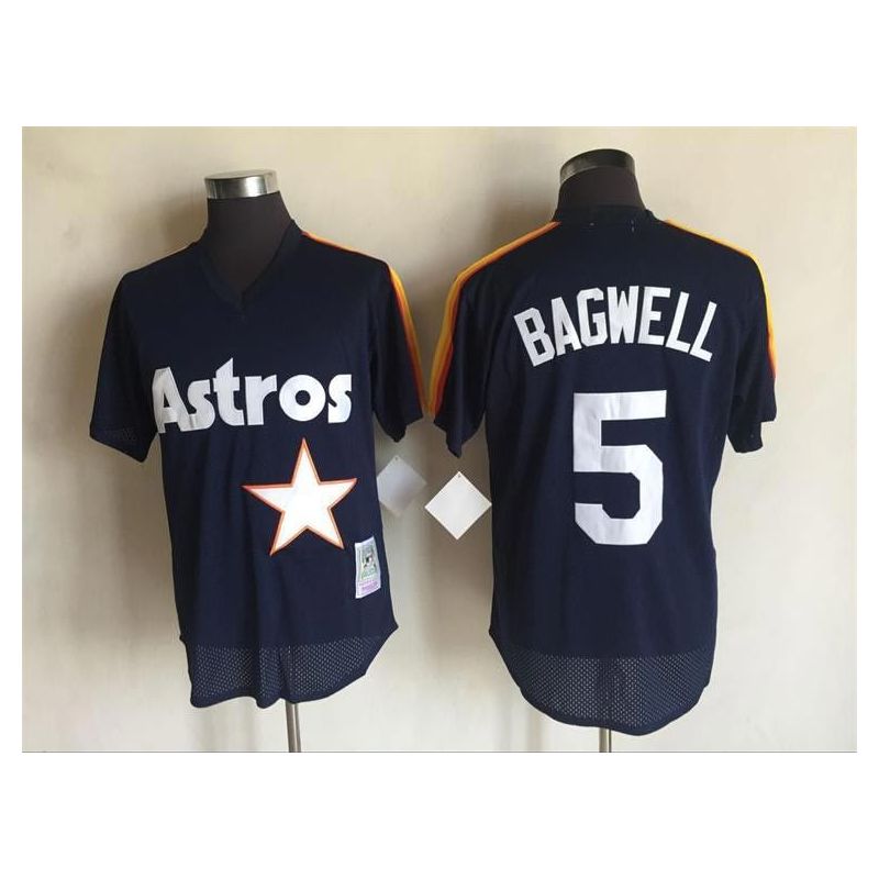 Cheap Jeff Bagwell Astros Jersey From China Navy V-neck throwback #5 Cheap Jeff Bagwell Astros Jersey From China Navy V-neck throwback #5