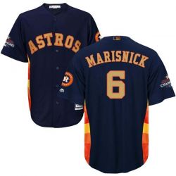 Cheap Jake Marisnick Astros Jersey From China Blue Gold Program for World Series Champions Cool Base #6