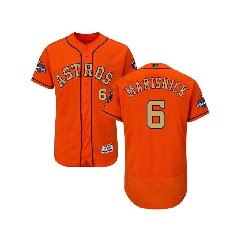 Cheap Jake Marisnick Astros Jersey From China Orange Gold Program for World Series Champions Flex Base #6 Cheap Jake Marisnick Astros Jersey From China Orange Gold Program for World Series Champions Flex Base #6