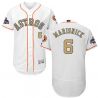 Cheap Jake Marisnick Astros Jersey From China White Gold Program for World Series Champions Flex Base #6