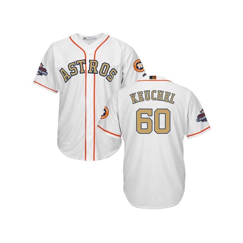 Cheap Dallas Keuchel Astros Jersey From China White Gold Program for World Series Champions Cool Base #60 Cheap Dallas Keuchel Astros Jersey From China White Gold Program for World Series Champions Cool Base #60