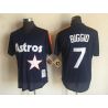 Cheap Craig Biggio Astros Jersey From China Navy V-neck throwback #7