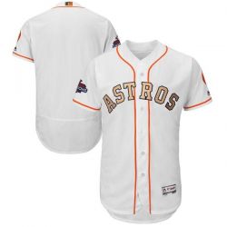 Cheap Houston Astros Jersey From China Blank White Gold Program for World Series Champions Flex Base