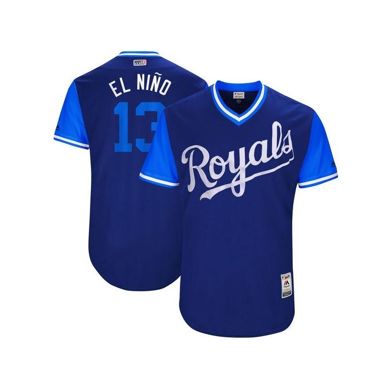 Cheap Salvador Perez Nickname EL NINO Royals Jersey From China Little League Weekend #13