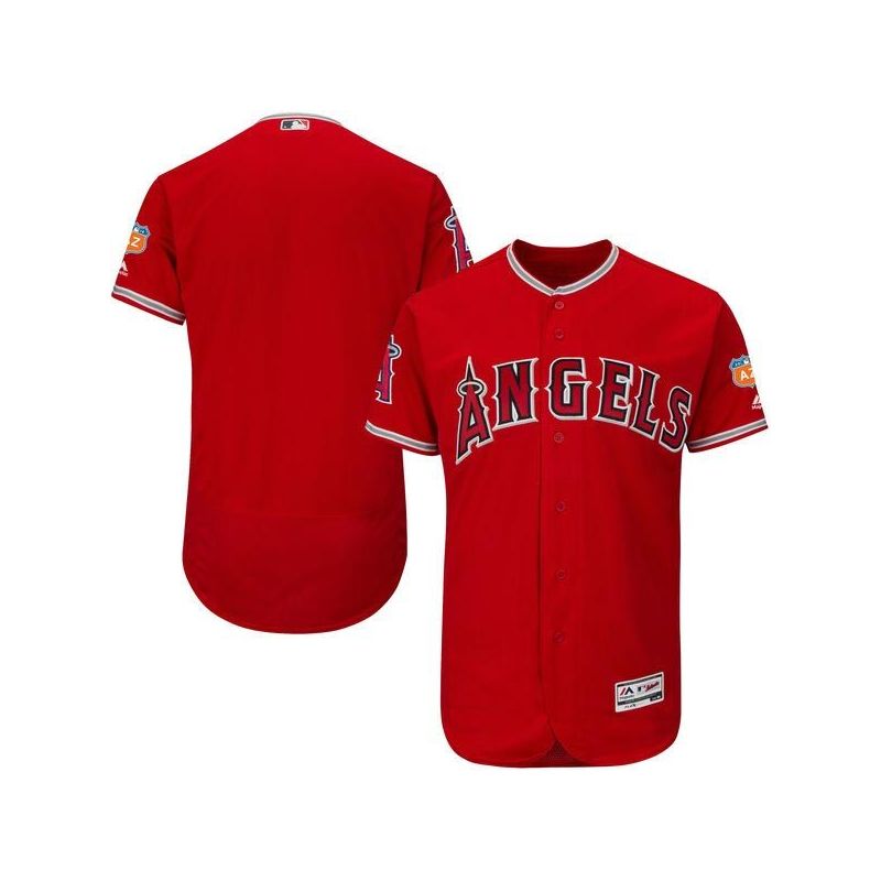 Cheap Los Angeles Angels Jersey From China Blank Red 2017 Spring Training