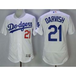 Cheap Yu Darvish Dodgers Jersey From China White Flex Base #21