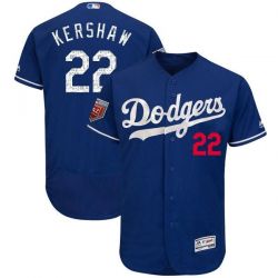 Cheap Clayton Kershaw Dodgers Jersey From China Blue Flex Base 2018 Spring Training #22