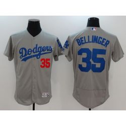 Cheap Cody Bellinger Dodgers Jersey From China gray Flex Base #35