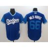 Cheap Yasiel Puig Nickname WILD HORSE Dodgers Jersey From China Little League Weekend #66