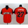 Cheap Giancarlo Stanton Marlins Jersey From China Orange 2017 All Star #27