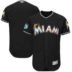 Cheap Miami Marlins Jersey From China Blank Black 2017 Spring Training