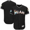 Cheap Miami Marlins Jersey From China Blank Black 2017 Spring Training