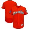 Cheap Miami Marlins Jersey From China Blank Red Flex Base 2018 Spring Training