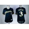 Cheap Orlando Arcia Brewers Jersey From China Blue Flex Base #3