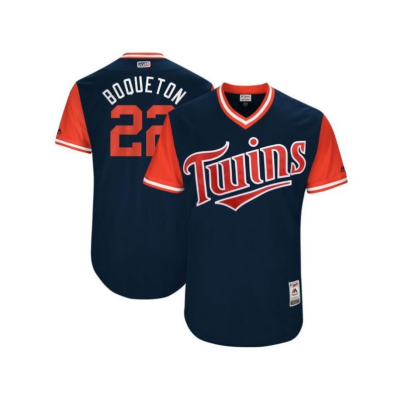 Cheap Miguel Sano Nickname BOQUETON Twins Jersey From China Little League Weekend #22